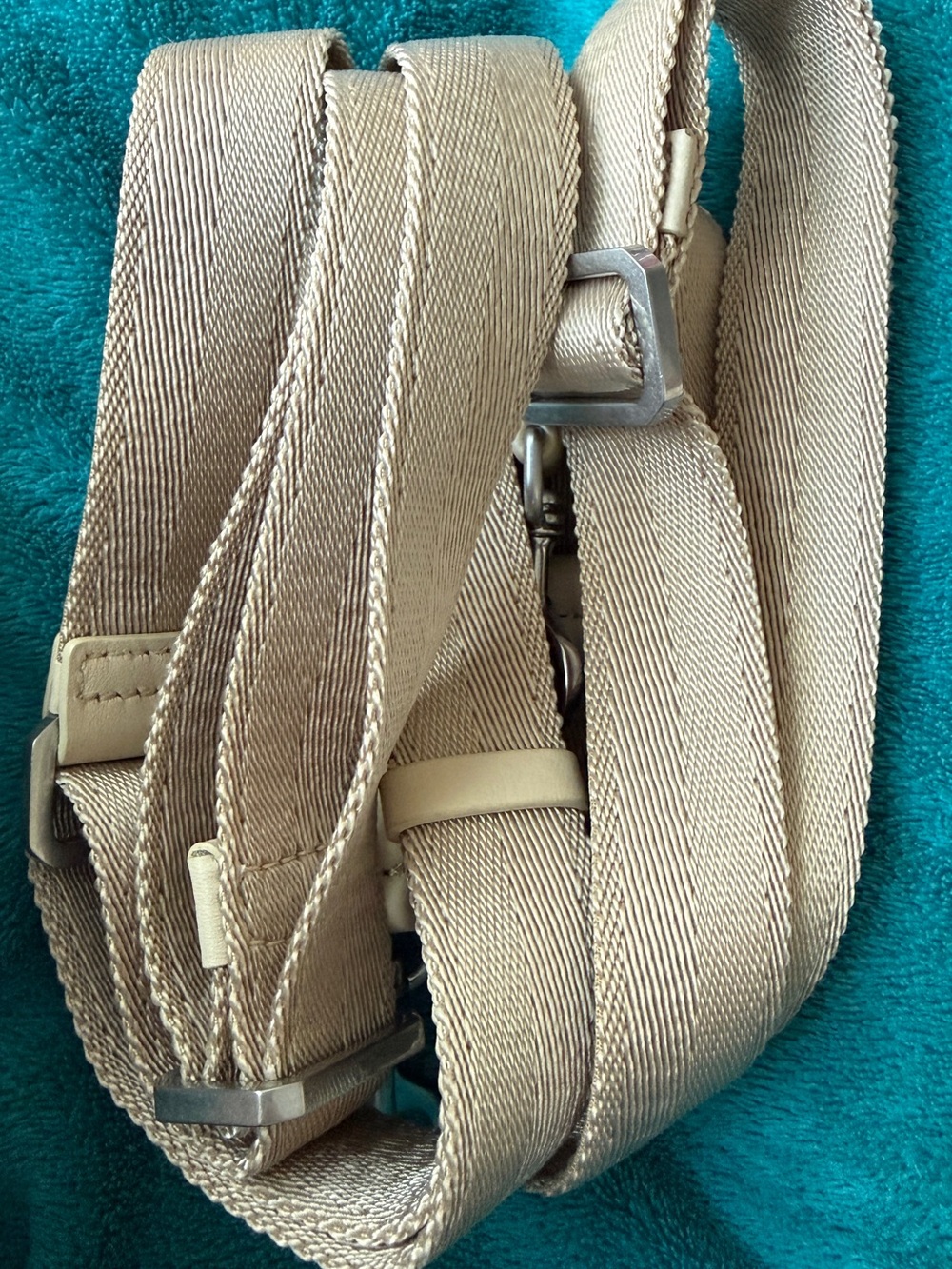 MCM Stark Beige Monogram Mini Backpack authentic - Picture 9 of 9